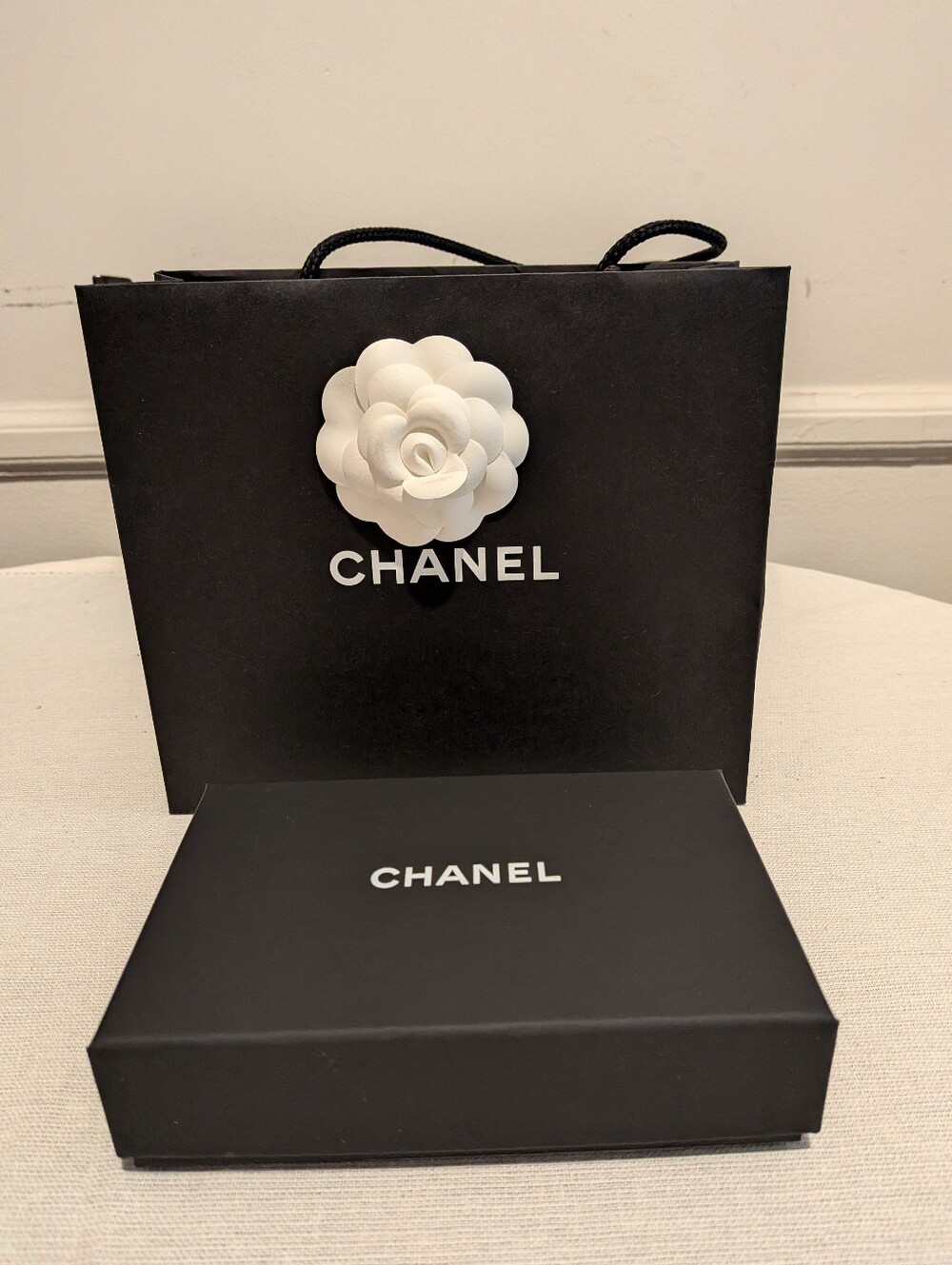 CHANEL Empty Small Box and  Shopping Bag